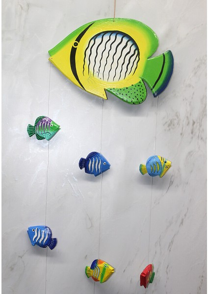 Ahşap Balıklı Rüzgar Çanı fiyatları