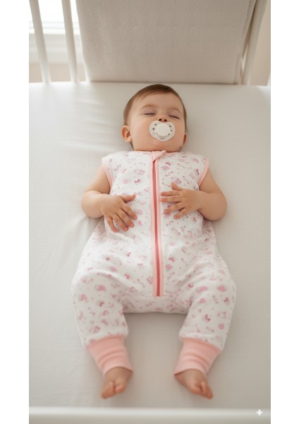 Interlok Kız Bebek Ayaklı Uyku Tulumu fiyatları