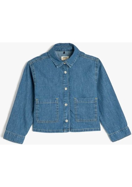Kız Çocuk Jean Ceket Indigo Model fırsatları