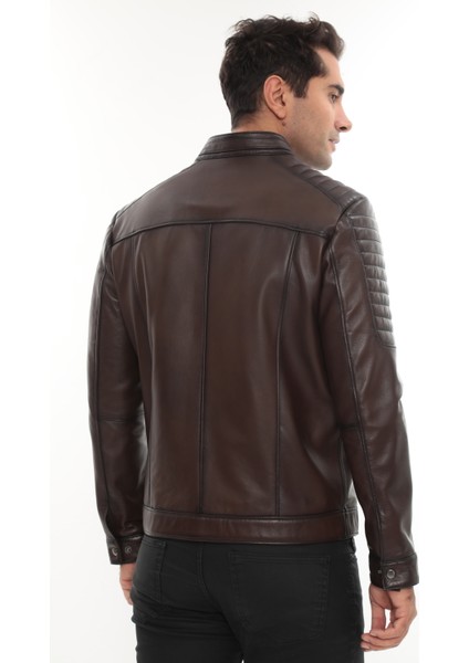 Erkek Hakiki Deri Mont - Motorcu fırsatları