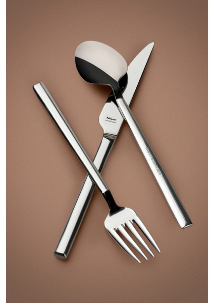 Milano 84 Parça Çelik Çatal Kaşık Bıçak Seti