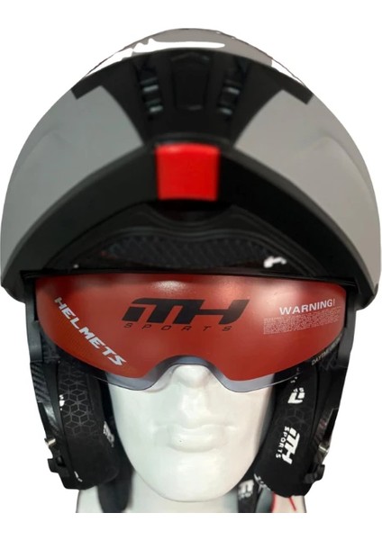 Çene Açılır Beyaz Kask L Beden modelleri