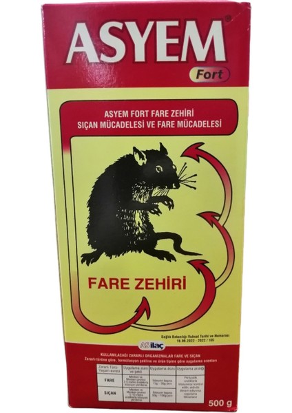 ASYEM FARE SIÇAN KOVUCU 500GR - 1 ADET
