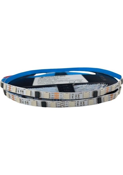 WS2811 6mm Ince Pcb Argb Adreslenebilir Pixel Şerit LED IP20 5m 60LED Magic LED