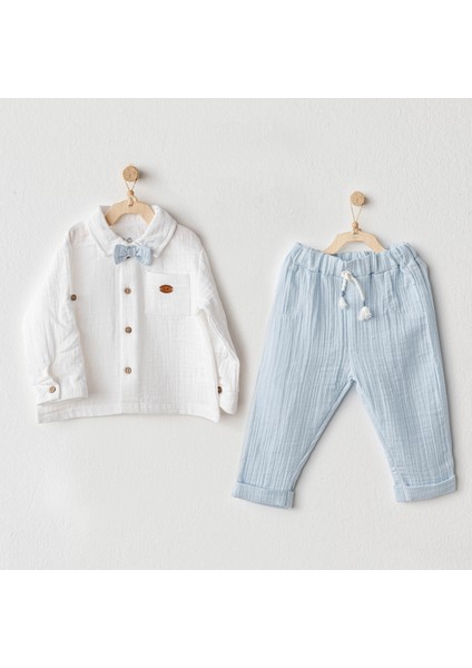 Erkek Bebek Takım 2 Parça Muslin AC25622