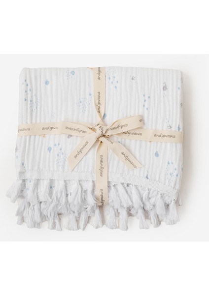 Bebek Battaniye Blanket 100X120 Ocean Is My Happy Place Muslın