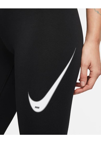 Sportswear Swoosh Yüksek Belli Kadın Taytı DM6207-010 fırsatları