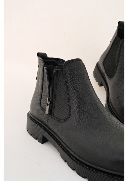 Luxor Hakiki Deri Fermuarlı Erkek Kışlık Bot indirimleri