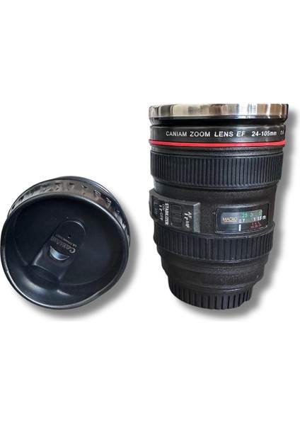 Lens Görünümlü Termos Kupa Bardak 300 ml – Kamera Objektif Bardak Termos fiyatları