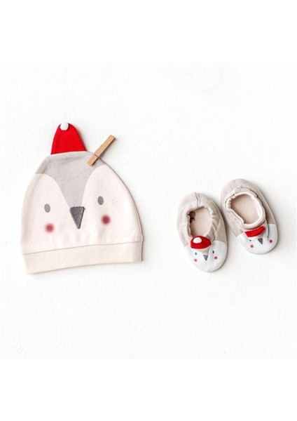 AC25348 Penguin Bebek Şapka Takım Ekru fiyatları