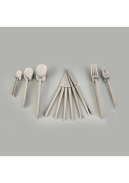 Romeo 36 Parça Çatal Kaşık Bıçak Seti - Inox