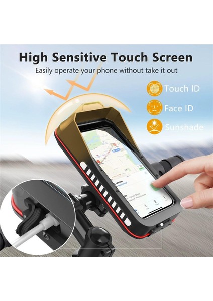 Bisiklet Gidonu Darbeye Dayanıklı Telefon Tutucu HL-176A (Yurt Dışından) modelleri