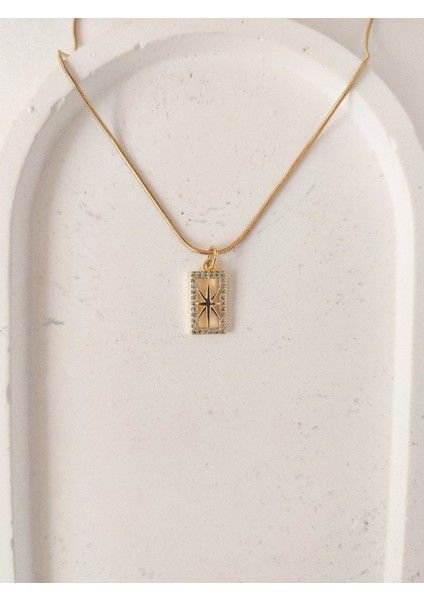 Kadın Çelik Minimal Kutup Yıldız Model Kolye fiyatları