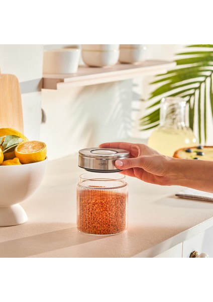 Ripple Inox Cam Saklama Kabı 450 ml modelleri