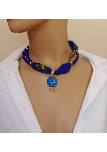 Yörük Otantik Güneş Süryani Taşı Kolye 3 Farklı Renk Seçeneği Kırmızı Siyah Saks