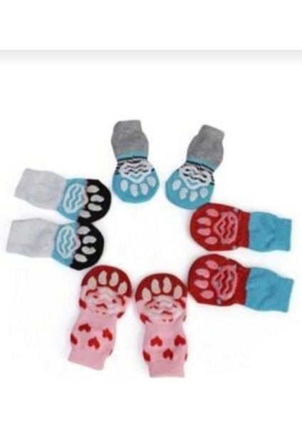 Kedi Köpek Kaydırmaz Örme Çorap