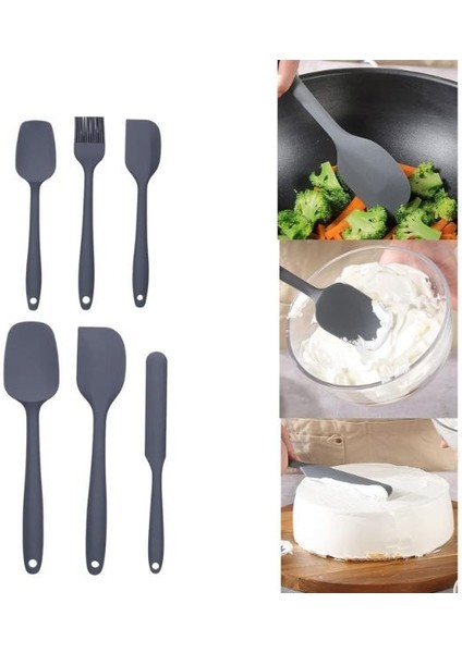Silikon Spatula ve Fırça Seti