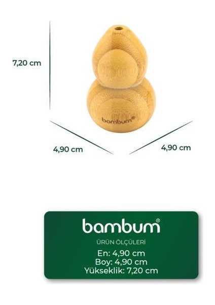 Dublin - Bambu Vazo 7,2*4,9cm fırsatları