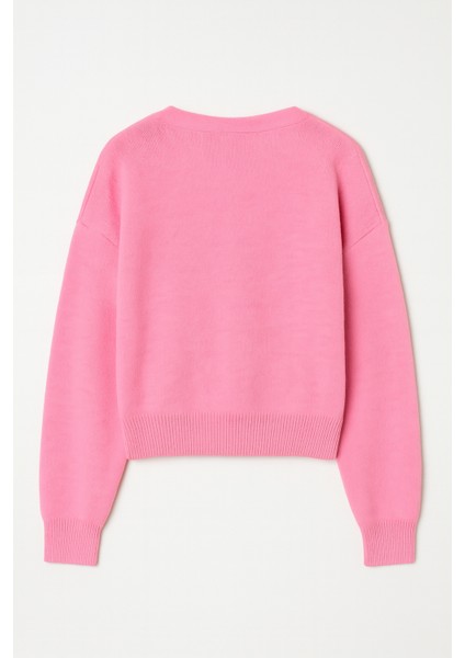 6959 Kadın Fiyonklu Triko Hırka Pembe fiyatları