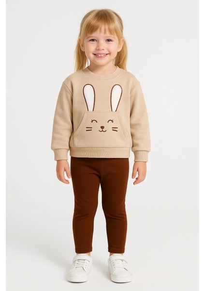 Tavşan Nakışlı Kız Bebek Takım 20155 fiyatları