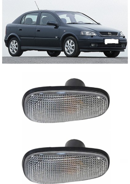 Opel Astra G Sağ + Sol 2 Adet Takım Ön Çamurluk Sinyali 1998--2005