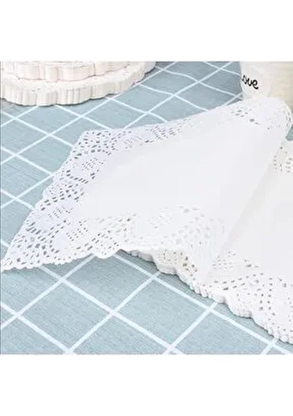 26x37 cm Beyaz Kağıt Dantel 100 Adet Şık Parti Sunumları için modelleri