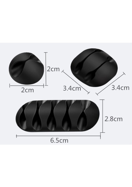 Kablo Düzenleyici Set 16 Parça