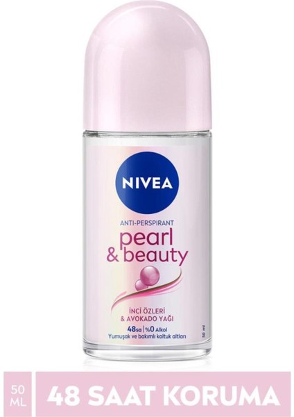 Kadın Roll-On Deodorant Pearl&beauty 50ML, 48 Saat Koruma, X2 Adet fiyatları