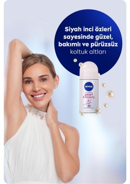 Kadın Roll-On Deodorant Pearl&beauty 50ML, 48 Saat Koruma, X2 Adet modelleri