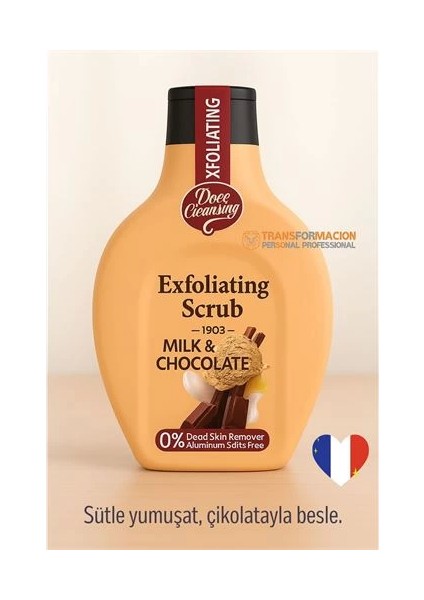 Süt ve Çikolata Özlü, Hassas Ciltler Için Peeling Jel – 500 ml fiyatları