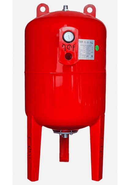 - 100 Lt 10 Bar Dikey Kapalı Genleşme Tankı