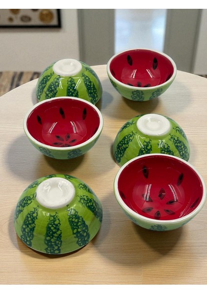 8 cm Seramik Kase ( Karpuz )