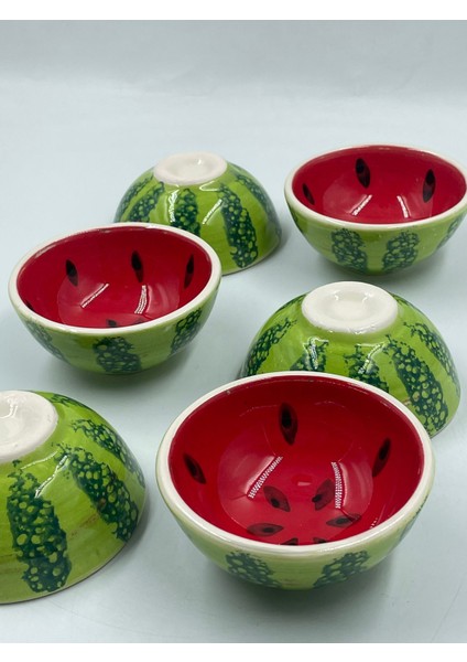 8 cm Seramik Kase ( Karpuz )