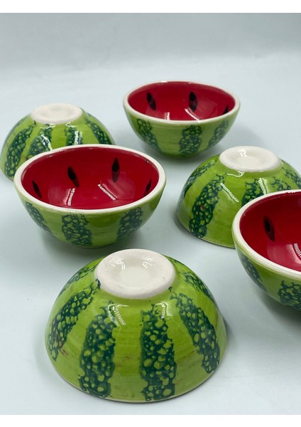 8 cm Seramik Kase ( Karpuz )