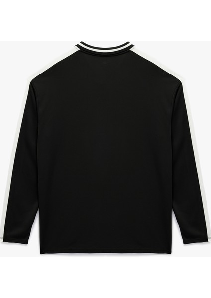 Rahat Kalıp Uzun Kollu Baskılı Polo Yaka Spor Tişört fiyatları