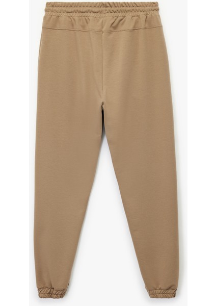 Pamuklu Fermuarlı Cepli Beli Bağcıklı Jogger Eşofman Altı fiyatları