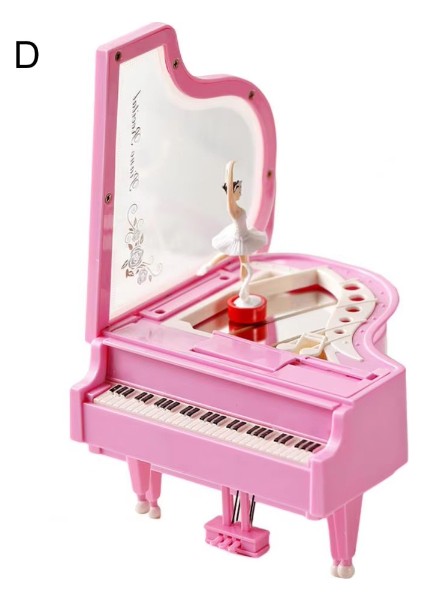 Balerin Figürlü Piyano Müzik Kutusu