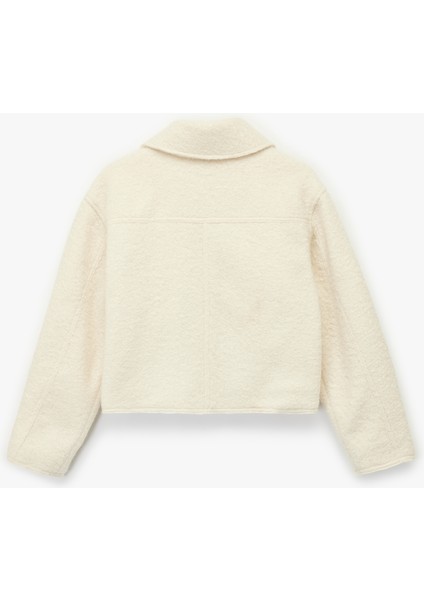 Uzun Kollu Fermuarlı Gömlek Yaka Bomber Mont fiyatları