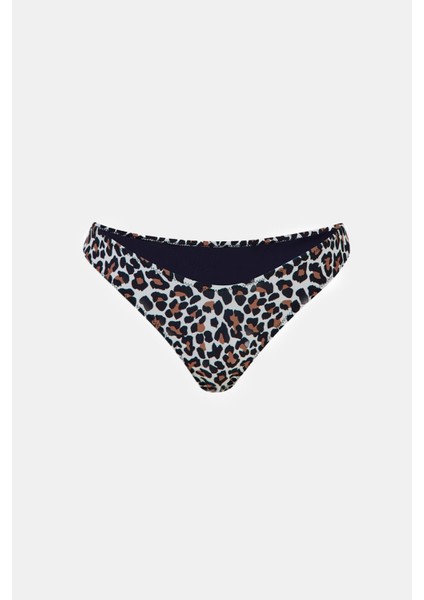 Capetown Leopar Desenli Orta Belli Bikini Alt fiyatları