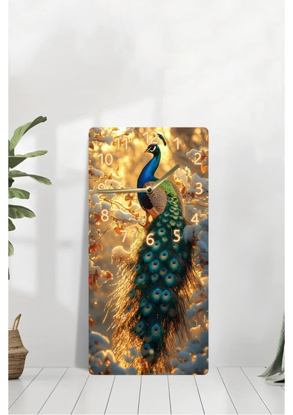 Dekorasyonda Şıklığı ve Doğallığı Bir Arada Sunan Mdf Dikdörtgen Saat! 30X60 cm Uv Baskı – USD031 modelleri