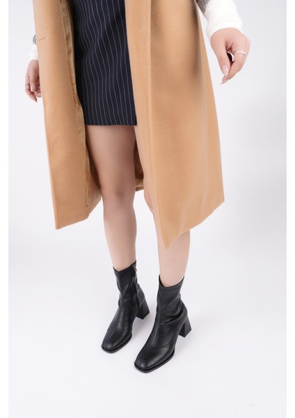 Storm Küt Burun Arkadan Fermuarlı Kadın Topuklu Bot modelleri