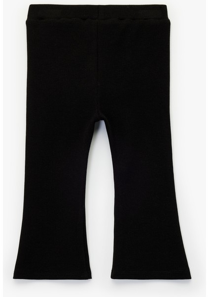 Düğme Detaylı Pamuklu Ispanyol Paça Tayt fiyatları