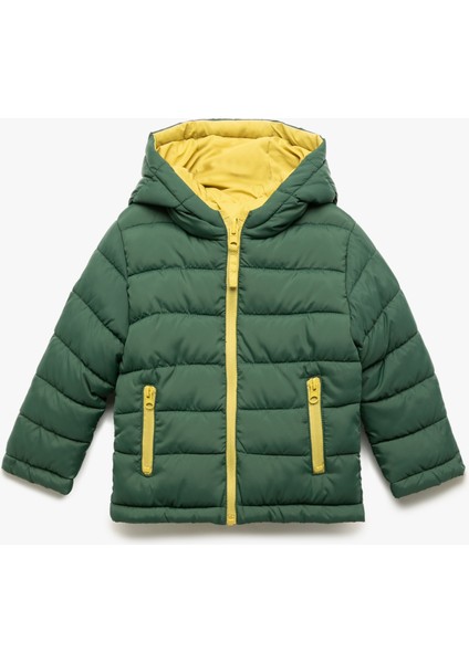 Çift Taraflı Uzun Kollu Kapşonlu Ceket fiyatları