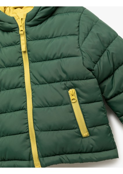 Çift Taraflı Uzun Kollu Kapşonlu Ceket fırsatları