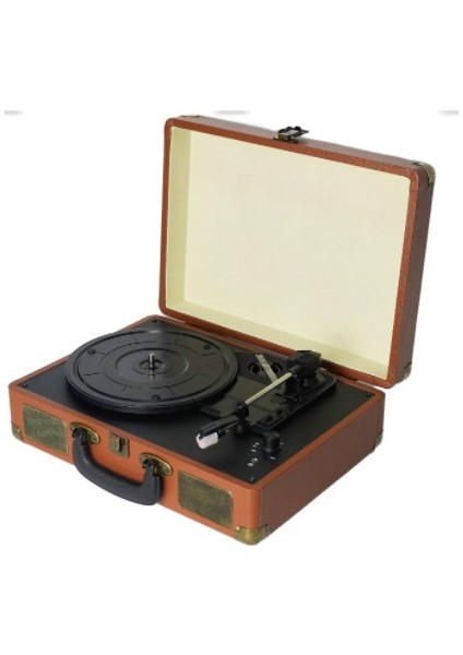 Fomixx TR-102 Kahverengi Hoparlörlü Bluetoothlu Pikap Plak Çalar modelleri