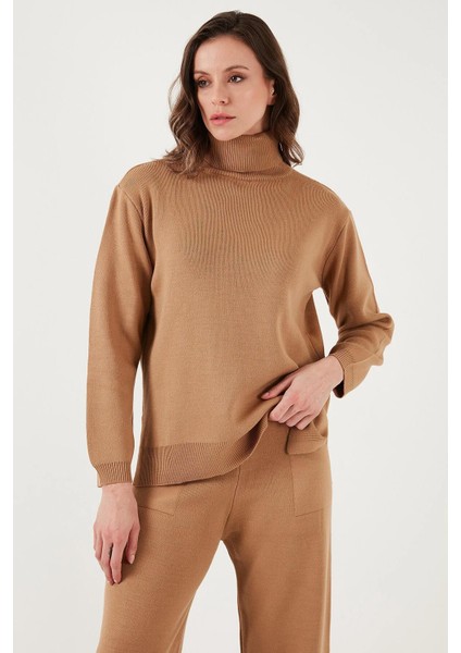 Balıkçı Yaka Takım Camel fiyatları