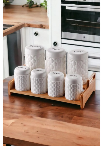 7'li Standlı Baharat Seti