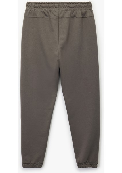 Pamuklu Fermuarlı Cepli Beli Bağcıklı Jogger Eşofman Altı fiyatları