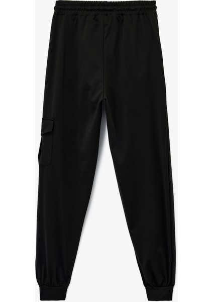 Yüksek Bel Cep Detaylı Rahat Kalıp Spor Jogger Eşofman Altı fiyatları