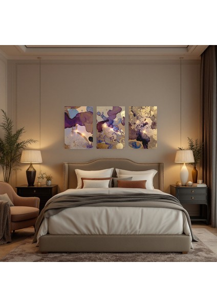 :temperli Cam Üçlü Set Tablo, Tablo, Üçlü Tablo, Uv Baskı, Cam Tablo, 3’lü Set, CUT008 fırsatları